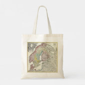 Scandinavia-kaart Tote Bag (Achterkant)