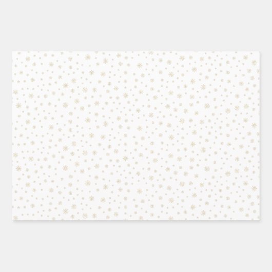 Scandinavia kerstbomen Snowflakes Branches Inpakpapier Vel (Voorkant 2)