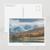 Scandinavia Landscape Foto Briefkaart (Voorkant / Achterkant)