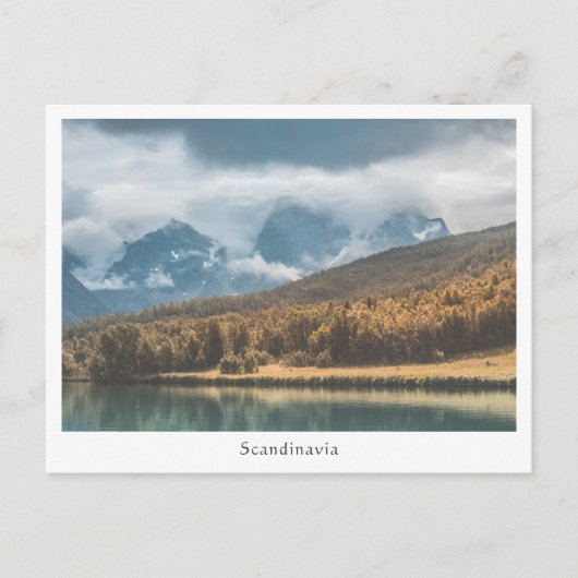 Scandinavia Landscape Foto Briefkaart (Voorkant)