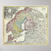 Scandinavia Map Poster (Voorkant)