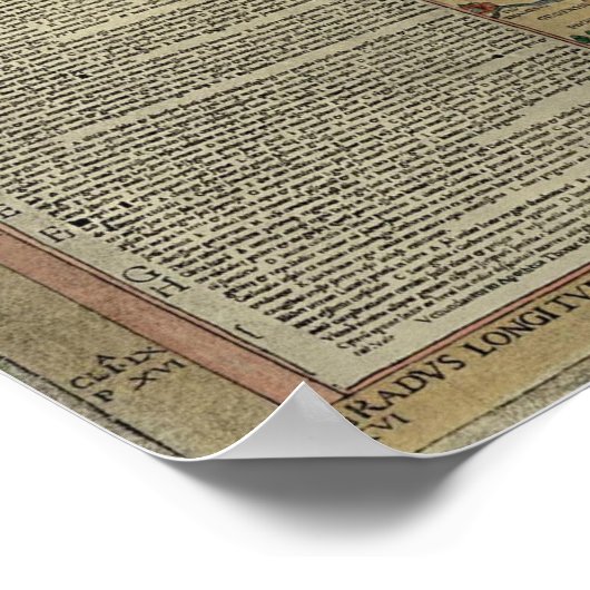 Scandinavia Map Poster (Hoek)