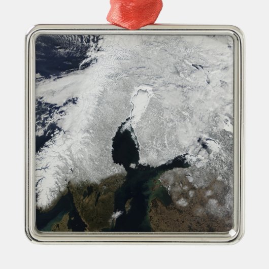 Scandinavia Metalen Ornament (Voorkant)