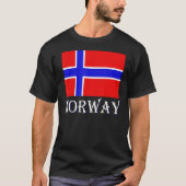 Scandinavia Noorse vlag Noords land Noorwegen T-shirt (Voorkant)