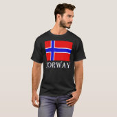 Scandinavia Noorse vlag Noords land Noorwegen T-shirt (Voorkant volledig)