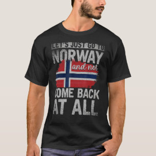 Scandinavia Noorse vlag Noords land Noorwegen T-shirt