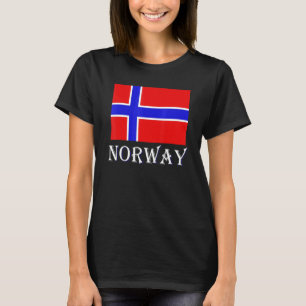 Scandinavia Noorse vlag Noords land Noorwegen T-shirt