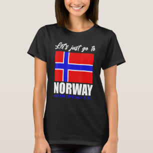 Scandinavia Noorse vlag Noords land Noorwegen T-shirt