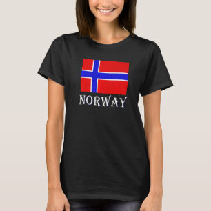 Scandinavia Noorse vlag Noords land Noorwegen T-shirt