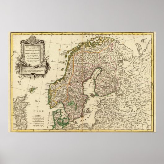 Scandinavia Poster (Voorkant)