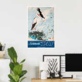 Scandinavia Print SAS Reisposter Scandinavisch (Thuiskantoor)