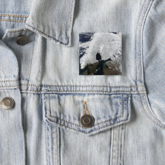 Scandinavia Vierkante Button 5,1 Cm (In situ)