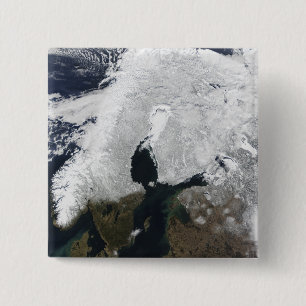 Scandinavia Vierkante Button 5,1 Cm