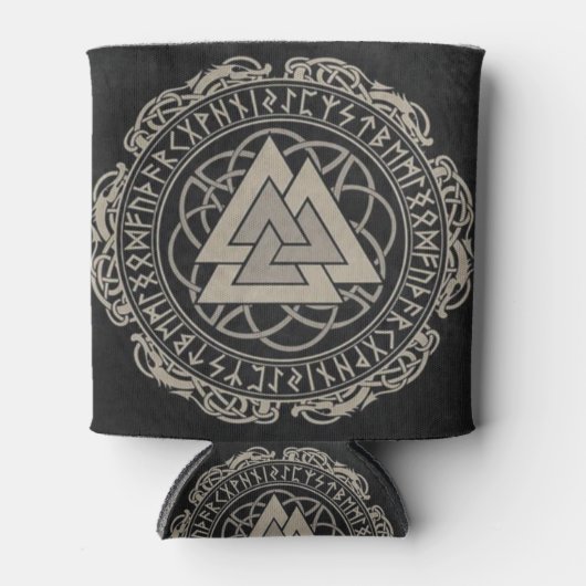 SCANDINAVIAIRE RUNES, NORDIC MYHOLOGY VALKNUT BLIKJESKOELER (Voorkant)