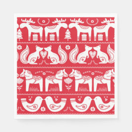 Scandinavian Animals Papieren servetten
