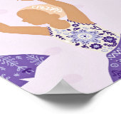 Scandinavian Ballet Ballerina Girls Poster (Hoek)