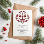Scandinavian Birds Christmas Vrijgezellenfeest Kaart<br><div class="desc">Vier de bruid-to-be met onze Scandinavische Scandinavische vogels Kerstmis Bruids Douche Uitnodiging. Met charmante Scandinavische vogeluitnodigingen en feestelijke vakantie-design,  is deze aanpasbare uitnodiging ideaal voor een winterse vrijgezellenfeest met een gezellig,  Scandinavisch geïnspireerd thema. Zet de toon voor een vrolijk,  seizoensgebonden feest met deze unieke en elegante uitnodiging.</div>