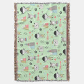 Scandinavian Boho Wilderness Fun Deken (Voorkant Verticaal)