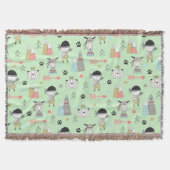 Scandinavian Boho Wilderness Fun Deken (Voorkant)