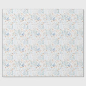 Scandinavian Bunny Winter Cadeaupapier (Vlak)