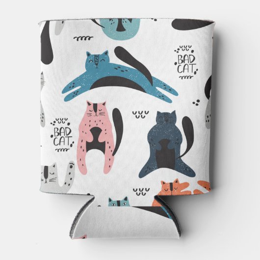 Scandinavian Cats: textielontwerp. Blikjeskoeler (Voorkant)