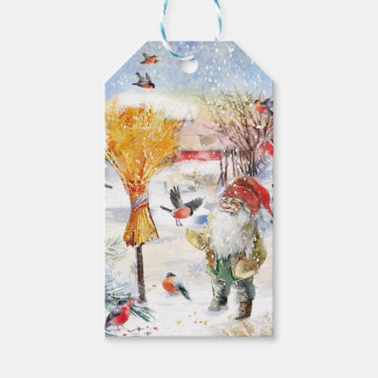 Scandinavian Christmas Cadeaulabel (Voorkant)