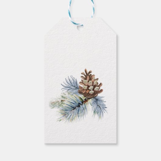Scandinavian Christmas Cadeaulabel (Achterkant)