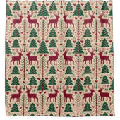  Scandinavian Christmas  Douchegordijn (Voorkant)