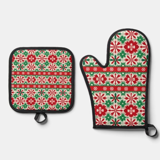 Scandinavian Christmas Edition 2 Ovenwant & Pannenlap Set (Voorkant)