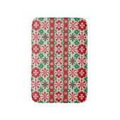 Scandinavian Christmas Fair Isle Edition 2 Badmat (Voorkant Verticaal)