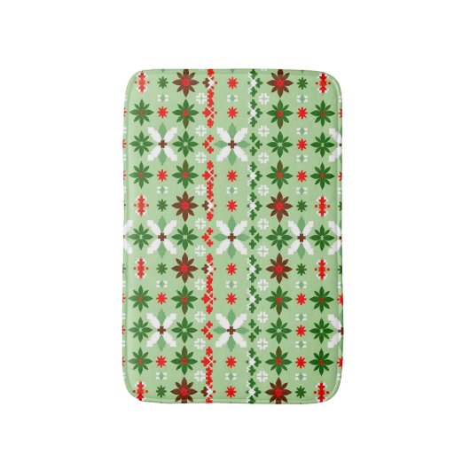 Scandinavian Christmas Fair Isle Edition 4 Badmat (Voorkant Verticaal)