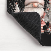 Scandinavian Christmas Gnome Red Berries T Shirt Muismat (Hoek)