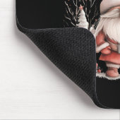 Scandinavian Christmas Gnome Red Berries T Shirt Muismat (Hoek)