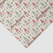 Scandinavian Christmas Gnome Tissue Paper Tissuepapier (Detail)