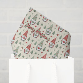 Scandinavian Christmas Gnome Tissue Paper Tissuepapier