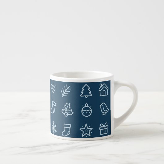 Scandinavian Christmas Icon Design  Espresso Kop (Rechts)