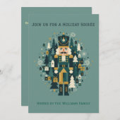 Scandinavian Christmas Nutcracker Kaart (Voorkant / Achterkant)