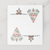 Scandinavian Christmas Plaatskaartje (Buitenkant ongevouwen)