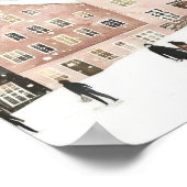 Scandinavian Christmas Print Norway Illustration (Hoek)