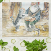 Scandinavian Christmas Theedoek (Gevouwen)