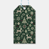 Scandinavian Christmas Time Cadeaulabel (Voorkant)