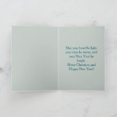 Scandinavian Christmas Time Feestdagen Kaart (Binnen)