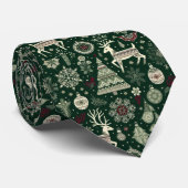 Scandinavian Christmas Time Stropdas (Opgerold)