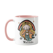 Scandinavian Cute Mermaid Personalized Girl