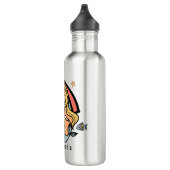 Scandinavian Cute Mermaid Personalized Girl Waterfles (Rechts)