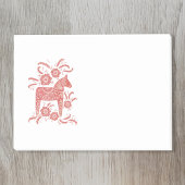 Scandinavian Dala Horse Post-it® Notes