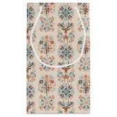 Scandinavian Deer Holiday Klein Cadeauzakje (Achterkant)