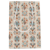 Scandinavian Deer Holiday Medium Cadeauzakje (Voorkant)