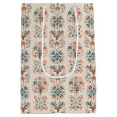 Scandinavian Deer Holiday Medium Cadeauzakje (Achterkant)