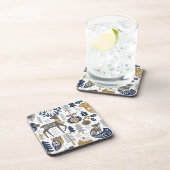 Scandinavian Deer | kerstkurk Onderzetter set (Rechterzijde)